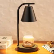 Black Candle Warmer, Candle Warmer Lamp with Timer, Electric Candle Lamp Warm...