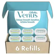 Gillette Venus Womens Razor Blade Refills, Venus Extra Smooth 4 Count and Ven...