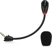 Mic Replacement for HyperX Cloud Alpha Wireless Gaming Headset, 3.5mm Detachable Noise Cancelling Microphone with LED Mute Indicator for PC, Xbox One, PS4, PS5