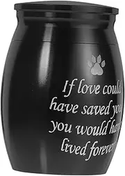 Pet Ashes Urn with Keepsake Cremation Container for Dogs and Cats Memorial Jar for Pets
