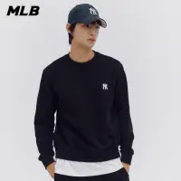 在飛比找momo購物網優惠-【MLB】小Logo長袖大學T 紐約洋基隊(3AMTB013