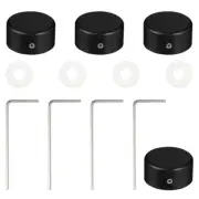 4 Sets Electric Guitar Effector Footswitch Button Caps Bass Accessories