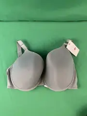 Secret Treasures T-Shirt Bra ~ 40D ~ Gray Supportive Fit Full Figure