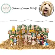 SAVANNASHOPS Dog Nativity Cockapoo Cavapoo Gifts - Nativity Sets - Dog Lovers