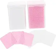 400Pcs Professional Glue Wiping Cloths for Eyelash Extensions Assorted Color Cleaning Supplies Portable Glue Wipes for Beauty Salons and Cosmetology Schools