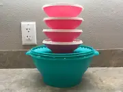 Tupperware Servalier Bowls Set Of 5