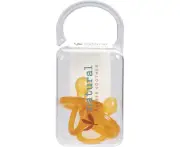 Natural Round Soother - Medium (3-6mths) TWIN PACK