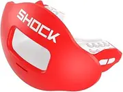Shock Doctor Max Airflow 2.0 Lip Guard/Mouth Guard. Football Mouthguard 3500. for Youth and Adults OSFA. Breathable Wide Opening Mouthpiece. Helmet Strap Included