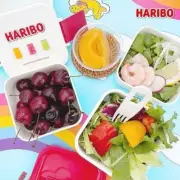 HARIBO 2-Stage Lunch Box Eco-Friendly Red