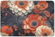 Chinese Elaborate-Style Painting Daisy Copper Colorful Toddler Mattress Pads Water Resistant Pets Potty Training Mat Changing Cradle Mattress for Infant Toddler , 52" L x 34" W para viajar