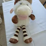 Cuddly Crooners Plush Hand Puppet Singing Goat Works NWT