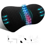 Lumbar Support Pillow Ergonomic Memory Foam Lumbar Pillow, Relieve Back Pain,...