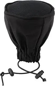 Hair Dryer Diffuser Sock, Foldable Travel Hair Dryer Sock Cover for Curly & Wavy Hair, Fits Most Standard Size Blow Dryers(COLOR:Black)