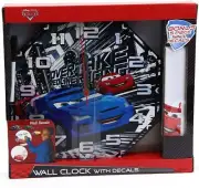 Cars2 Wall Clock for kids MDF Wood Clock with quartz accuracy-12.2 x 11.2 inch