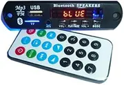 Bluetooth Decoder Board, DC 12V + 5V MP3 WMA Decoder Board Audio Wireless Bluetooth Module with USB and TF card Slot, MP3 Decoder Module Board Support Hands- Calls, FM Radio