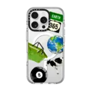 iPhone 16 Pro Clear Case MagSafe Compatible Earth 365