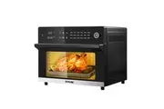 Maxkon 30L 18-In-1 Large Oil Free Air Fryer Convection Oven Cooker 1800W Dual Cook Function Black