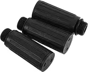 LOORGVEL 3pcs Air Compressor Breathing Nozzle Breathing Rod Vent of Air Pump Replacement Parts Accessories Breather Vent Cap for Compressor Breathing Rod Air Compressor Abs Black