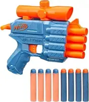 Nerf Elite 2.0 Prospect QS-4 Blaster, 8 Official Nerf Elite Darts, 4-Dart Blasti