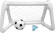 Portable Soccer Goal,Goal Post Soccer Inflatable Net - Interactive Toys with Ball & Ground Stakes, Family Fun Sports Games for Kids Adults Youth