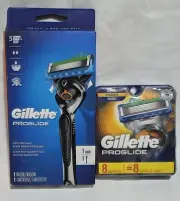 Gillette Proglide Razor Blade -1 Handle + 9 refills Cartridges