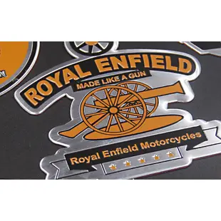 適用於 Bullet 350 的 Royal Enfield/皇家恩菲爾德 機車 標誌 徽章 鋁 貼花和貼紙