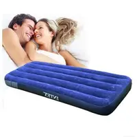 在飛比找Yahoo!奇摩拍賣優惠-INTEX68950 單人充氣床墊 豪華植絨氣墊床 充氣床 