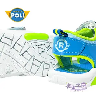 救援小隊-POLI波力 變形警車 童鞋 電燈鞋 涼鞋 運動涼鞋 卡通鞋 [POKT34076] 藍 MIT台灣製造【巷子屋】