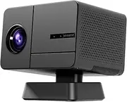 P50 Global Smart Projector 4K WiFi Bluetooth Electric Focus 1080P Home Cinema Outdoor Portable Projector(P50-BLACK,US Plug)
