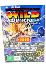 Ben Cropp's Wild Australia Volume 3 4 Disc Set -Educational DVD Series New