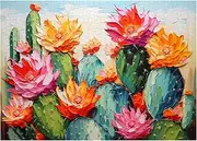 Colorful Cactus 1000 Pieces Jigsaw Puzzle