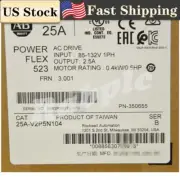 NEW 25A-V2P5N104 PowerFlex 523 AC Drive 120V AC 1PH 2.5A 0.5HP Fast Shipping AB