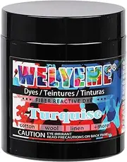 WELYEME All-Purpose Powder Dye, Permanent Fabric Dye for Clothes, 5.6 Ounce, Turquoise