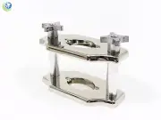 Dental Lab Reline Jig Single Compress Press Operational Equipment Simple Chrome