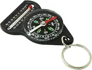 Pocket Compass,Camping Compass - Temperature Gauge Survival Compass Multifunctional Keychain for Hiking Camping Backpacking Accessory