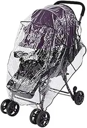 Pushchair, rain Cover, Universal, Windproof, Waterproof Pushchair, Transparent pram Cover, rain Cover, pram for Travel Weather Protection