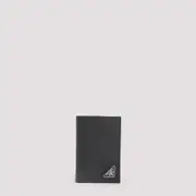 [Prada] Prada-Black Calf Leather Credit Card Case-Uomo OS OS
