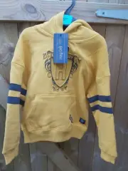 M&S Harry Potter Kids yellow hufflepuff Hoodie hoody Age 5-6 Years RRP £18