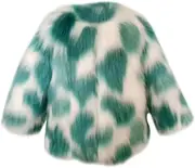 [Generic] Girls Warm down Coat Fall Winter Toddler Infant Kids Prints Cardigans Fuzzy Lightweight Jackets Warm Coats Girls Ski Coat Size 8