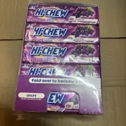 HI CHEW Grape Sticks Box of 15 1.76 oz Soft Chewy Taffy Candy, EXP 08/25