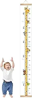 Growth Chart for Kids - Removable Child Height Wall Chart,with Lanyard Reusable Growth Marker Indicators for Family Kindergarten Interior Decoration
