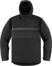 Icon PDX 3 Ladies Motorcycle Textile Jacket, black, Size M for Women