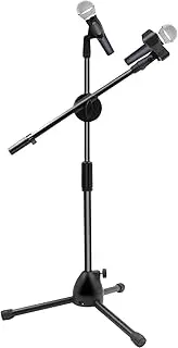Microphone Boom Arm - Rotatable Stand, Microphone Holder Adapters Tool | Professional Microphone Arm Accessories, Stand Height Adjustable Heavy, Carrying Bag for Performance Singing Speech