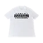 A│X ARMANI EXCHANGE經典黑白字母LOGO造型純棉短袖T恤(XS/S/M/L/白X黑字)