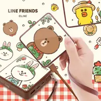 在飛比找蝦皮購物優惠-正版Line Friends 花園系列玻璃鏡面PD快充行動電