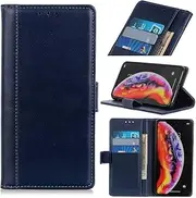 [YBROY] Case for Samsung Galaxy A15 5G, Magnetic Flip Leather Premium Wallet Phone Case, with Card Slot and Folding Stand, Case Cover for Samsung Galaxy A15 5G.(Blue)