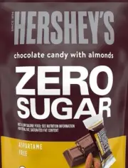 HERSHEY'S Zero Sugar Almonds Milk Chocolate Candy Individually Wrapped 2 Pounds