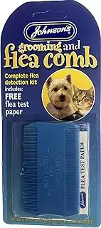Johnsons Flea Comb for Cats Dogs 60g - Bulk Deal of 6X
