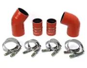 HPS Aramid Intercooler Hose Boots Kit 04.5-05 Sierra 2500 HD Duramax LLY 6.6L