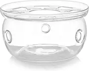Universal Glass Teapot Warmer With Tea Light Candle , Tea Pot Kettle Heating Base for Coffee Warmer, Ceramic Teapot C-T-W-1 (Glass)